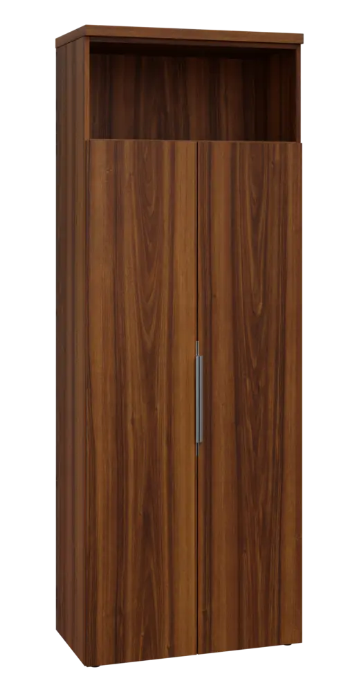 SISR 6 - 81N šatní skříň, 2-dveřová/nika, výsuvné ramínko, 2170x800x400, ořech královský